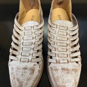 Diba True Women's Tan and White Booties